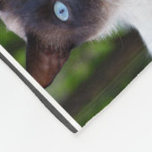 ファミリースクリプト複数の写真コラージュ フリースブランケット (角)