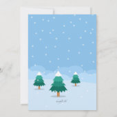 ファミリースレディング招待状 招待状 (裏面)