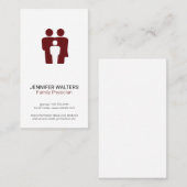 ファミリーセラピスト | 医師 名刺 (正面/裏面)