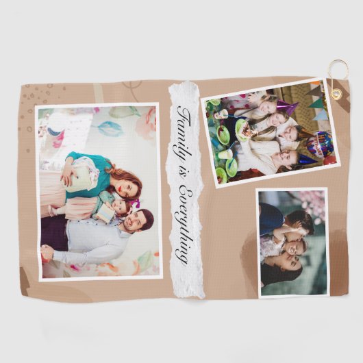 ファミリータオ最高のルでゴルフ ゴルフタオル (横)