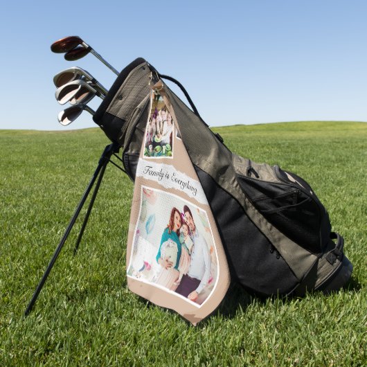 ファミリータオ最高のルでゴルフ ゴルフタオル (グリーン)