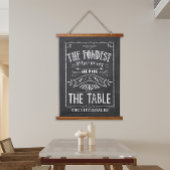 ファミリーダイニングメモリーズシャルボードサインタペストリー 吊り下げ型タペストリー