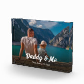 ファミリーダディ&ミー引用文シンプル フォトブロック (右)