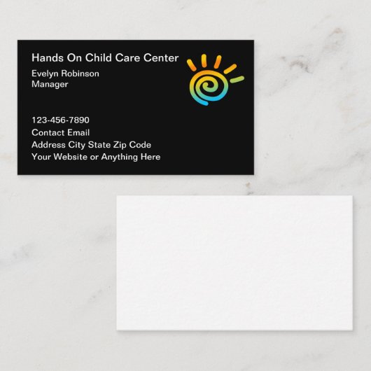 ファミリーチャイルド気にセンターの名刺 名刺 (正面/裏面)