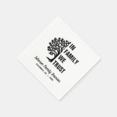 ファミリーツリーインファミリーワートトラスト懇親会 スタンダードカクテルナプキン (角)