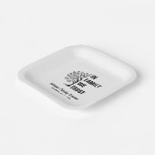 ファミリーツリーインファミリーワートトラスト懇親会 ペーパープレート (傾斜あり)