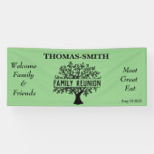 ファミリーツリーウェルカム懇親会選択カラーバナー 横断幕 (横)