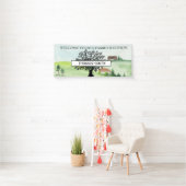 ファミリーツリーウェルカム懇親会選択カラー 横断幕 (インサイチュ)