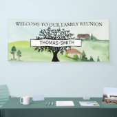 ファミリーツリーウェルカム懇親会選択カラー 横断幕 (トレードショー)