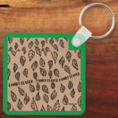 ファミリーツリーキーチェーン キーホルダー (裏面)