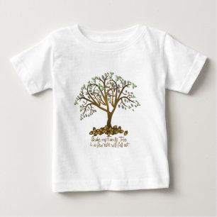 ファミリーツリーナッツ ベビーTシャツ