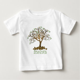 ファミリーツリーナッツ ベビーTシャツ