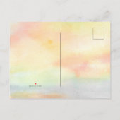 ファミリーツリーバプテスマ《キリスト教》洗礼式や命名式招待状 インビテーションポストカード (裏面)