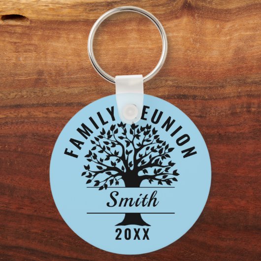 ファミリーツリーファミリー懇親会お土産ギフト キーホルダー (裏面)