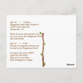 ファミリーツリーファミリー懇親会はがき ポストカード (裏面)