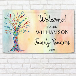 ファミリーツリーファミリー懇親会ウェルカムバナー 横断幕