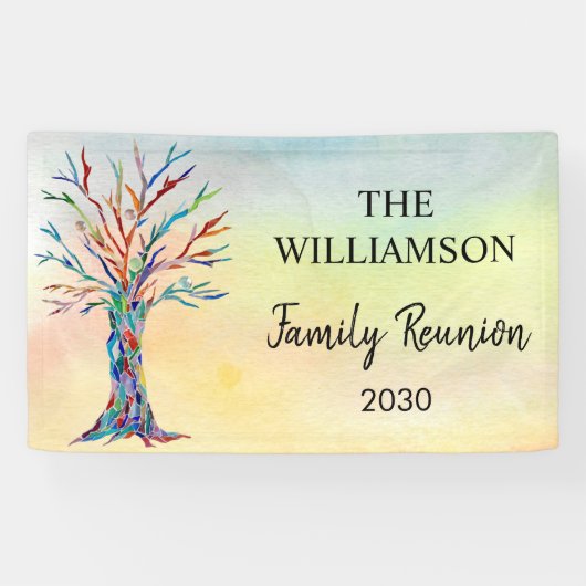 ファミリーツリーファミリー懇親会バナー 横断幕 (横)