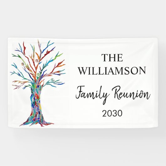 ファミリーツリーファミリー懇親会バナー 横断幕 (横)