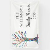 ファミリーツリーファミリー懇親会バナー 横断幕 (縦)