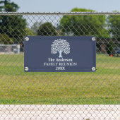 ファミリーツリーファミリー懇親会名前をカスタムする/日付 横断幕 (インサイチュ)