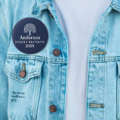 ファミリーツリーファミリー懇親会名前をカスタムする/日付 缶バッジ