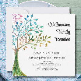 ファミリーツリーファミリー懇親会招待状