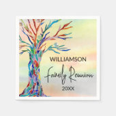 ファミリーツリーファミリー懇親会 スタンダードカクテルナプキン (正面)