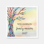 ファミリーツリーファミリー懇親会 スタンダードカクテルナプキン (正面)