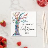 ファミリーツリーファミリー懇親会 スタンダードカクテルナプキン (インサイチュ)