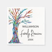 ファミリーツリーファミリー懇親会 スタンダードカクテルナプキン (正面)