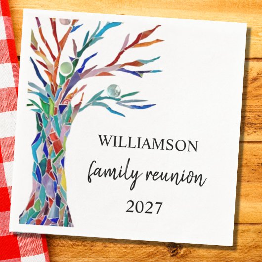 ファミリーツリーファミリー懇親会 スタンダードカクテルナプキン