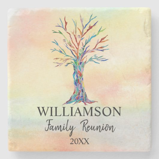 ファミリーツリーファミリー懇親会 ストーンコースター (正面)