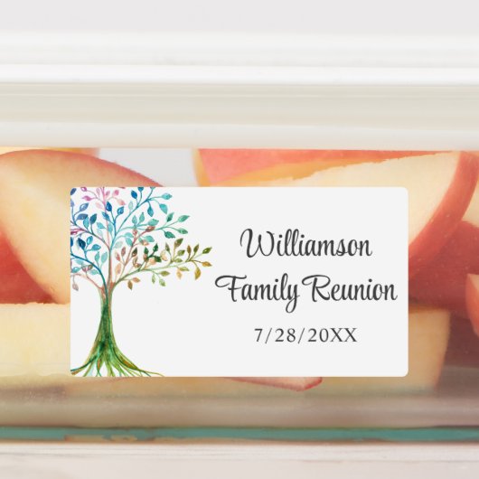 ファミリーツリーファミリー懇親会 ラベル (貼付)