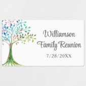 ファミリーツリーファミリー懇親会 ラベル (デザイン1)