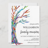 ファミリーツリーファミリー懇親会 招待状 (正面)