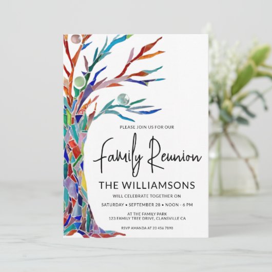 ファミリーツリーファミリー懇親会 招待状 (スタンド正面)