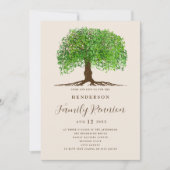 ファミリーツリーファミリー懇親会 招待状 (正面)