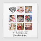 ファミリーツリーフォトコラージュおばあちゃんの祖母のギフト (正面)