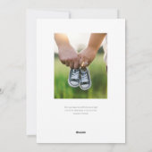 ファミリーツリープレグナンの告知フォトカード シーズンカード (裏面)