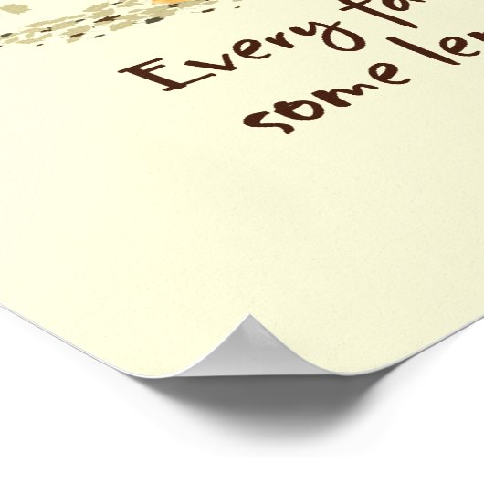 ファミリーツリーユーモア引用文 ポスター (角)