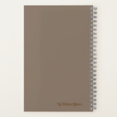 ファミリーツリー伝統的レシピスパイラルノートブック ノートブック (裏面)