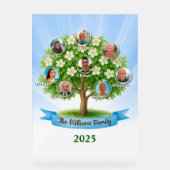 ファミリーツリー名フォト懇親会パーティーへようこそ アクリルサイン (正面)