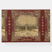 ファミリーツリー懇親会ゲストハウスヴィンテージルック ゲストブック (裏面)