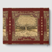 ファミリーツリー懇親会ゲストハウスヴィンテージルック ゲストブック (裏面)