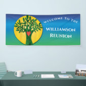 ファミリーツリー懇親会ハートラブ 横断幕 (トレードショー)