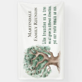 ファミリーツリー懇親会バナー 横断幕 (縦)