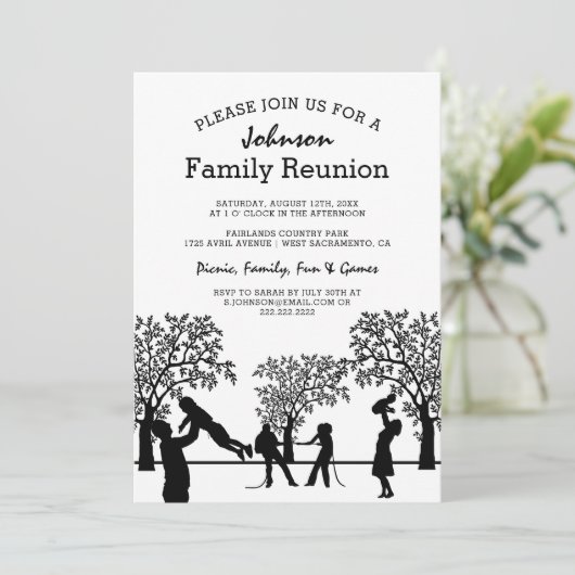 ファミリーツリー懇親会パーティー 招待状 (スタンド正面)