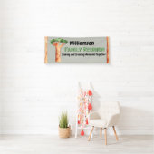 ファミリーツリー懇親会ピクニック 横断幕 (インサイチュ)