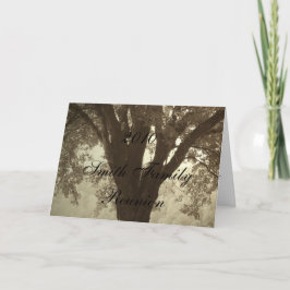 ファミリーツリー懇親会招待状 招待状