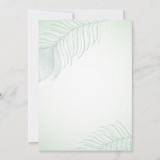 ファミリーツリー懇親会日付の保存招待状 招待状 (裏面)